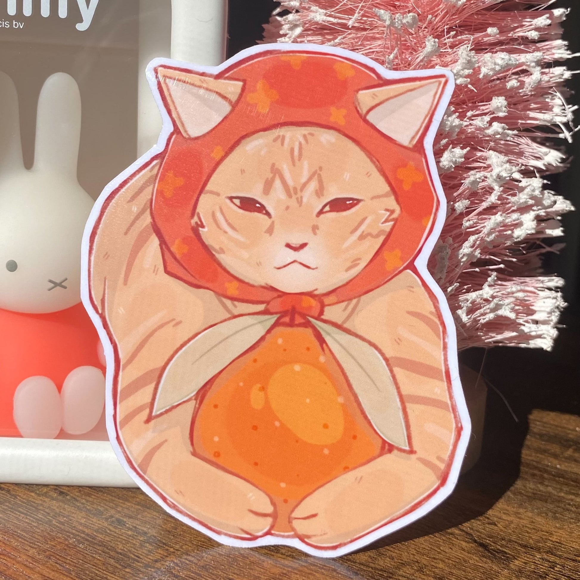 Orange Cat Sticker