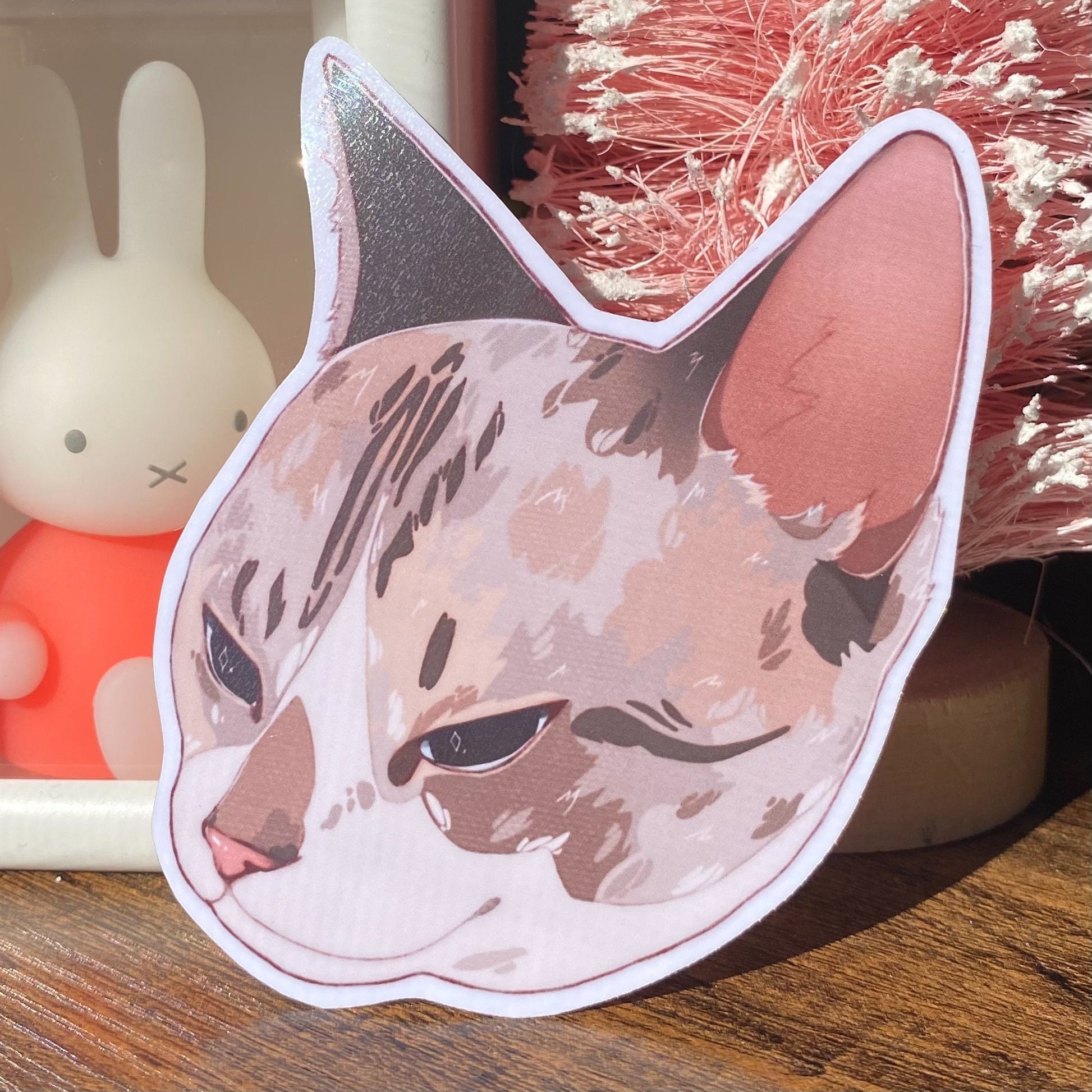 Sinister Cat Sticker