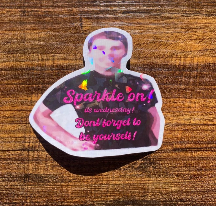 Jerma985 Sparkle On! Holographic Sticker