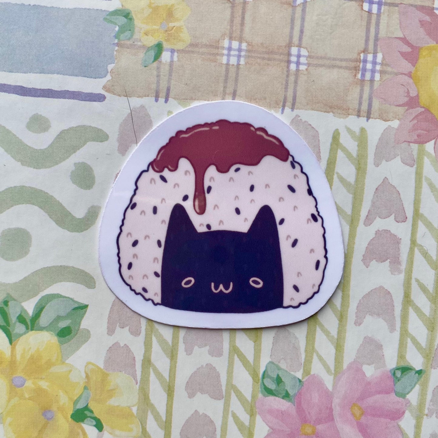 Riceball Kitty Sticker