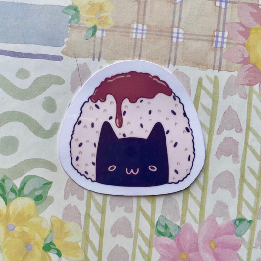 Riceball Kitty Sticker