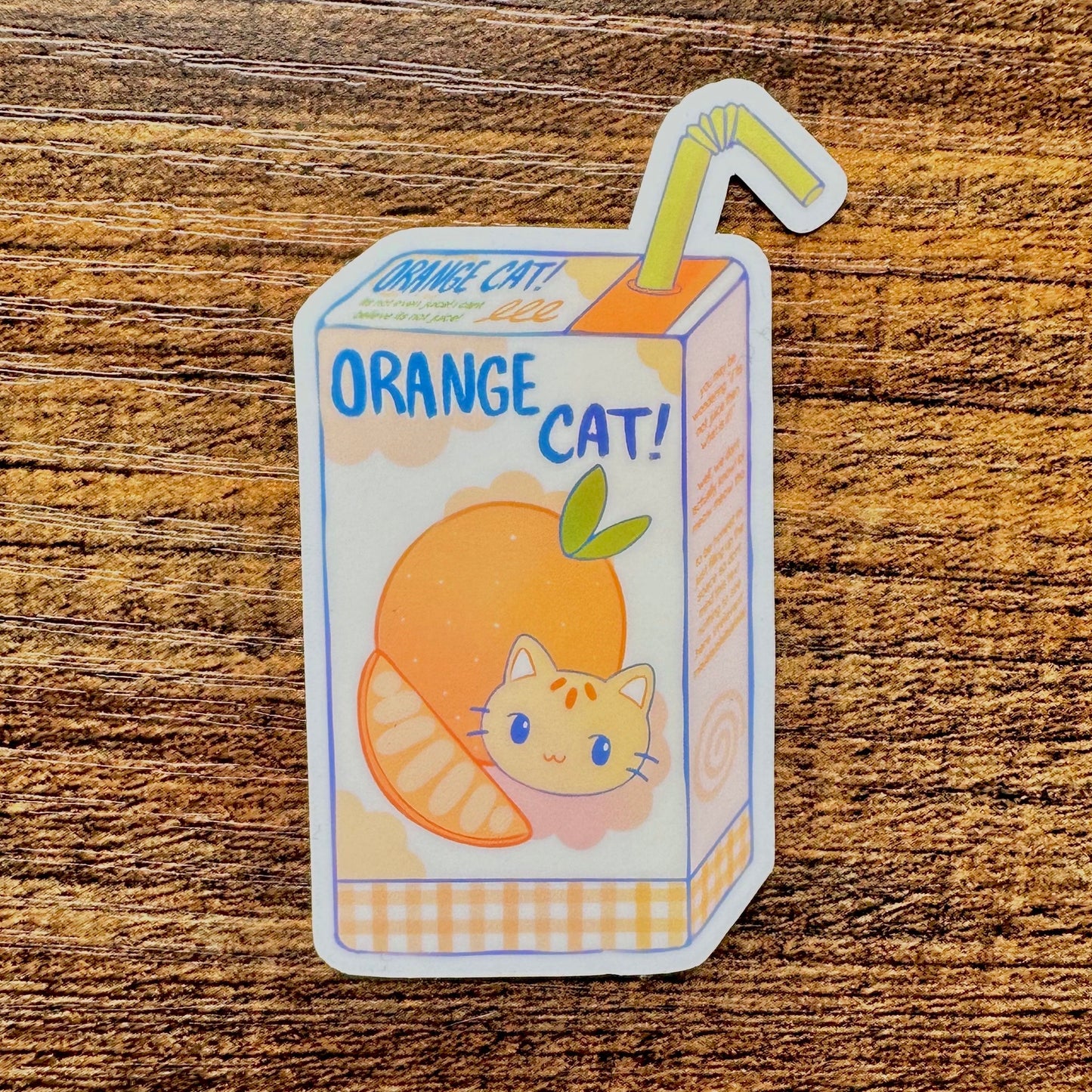 Fruit Cat Juices! 3 pc Sticker Pack