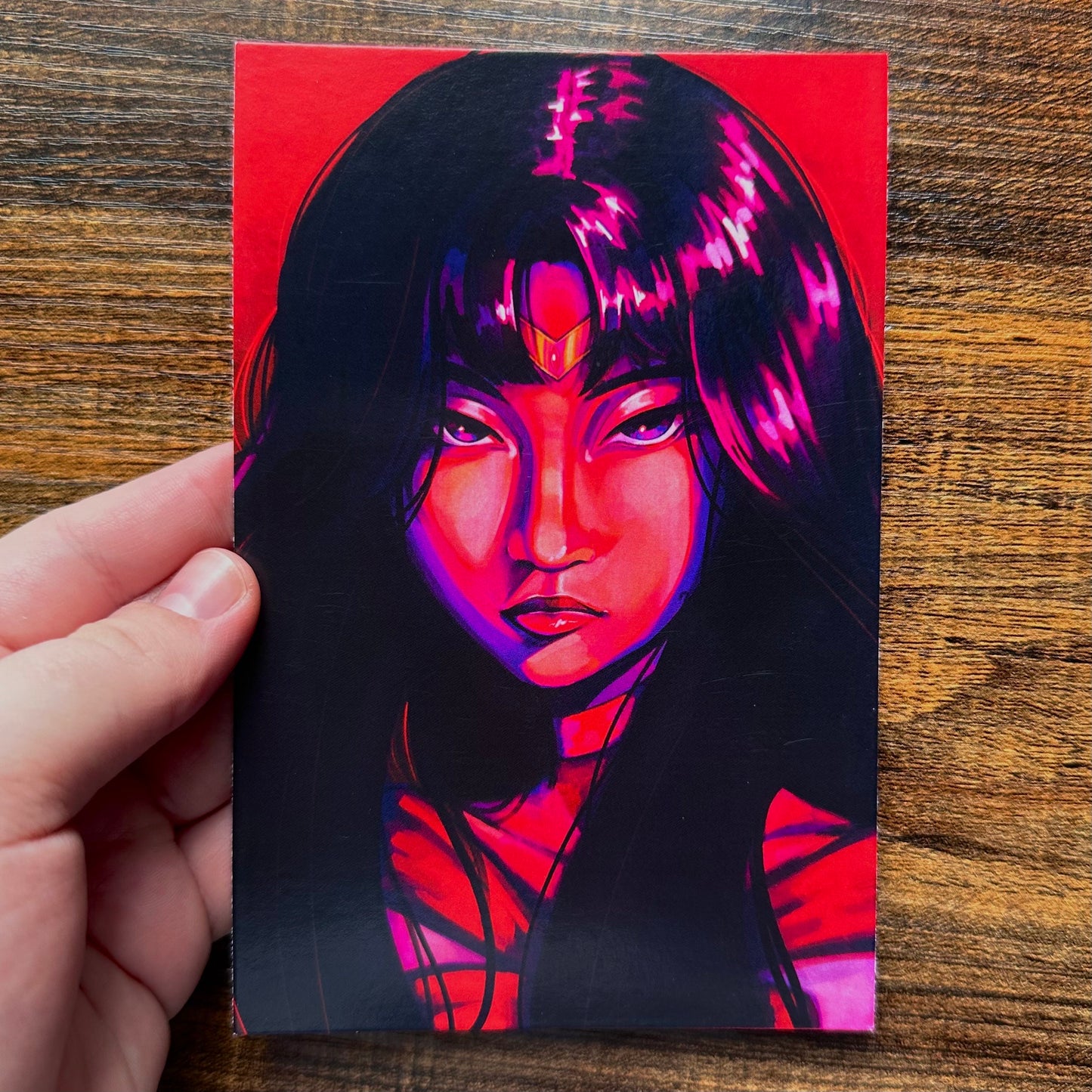 Sailor Mars Anime Art Print (Small/Medium)