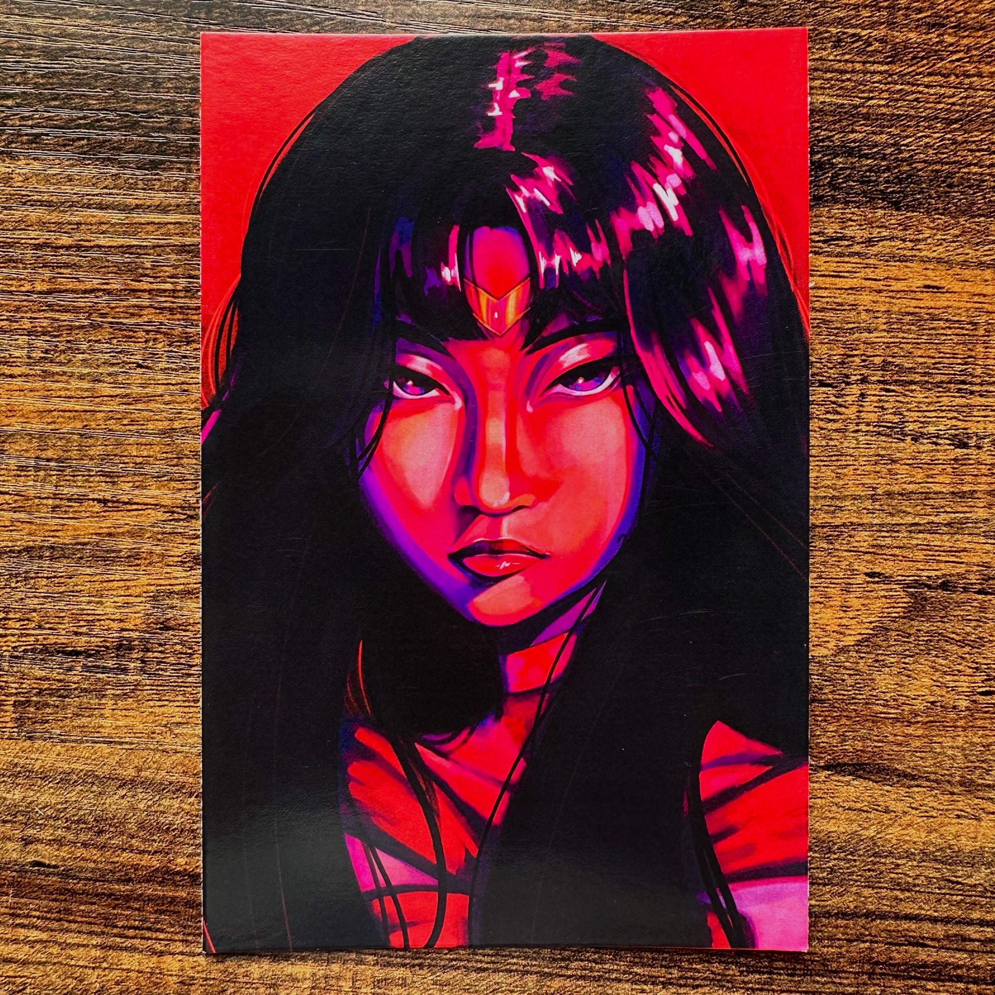 Sailor Mars Anime Art Print (Small/Medium)