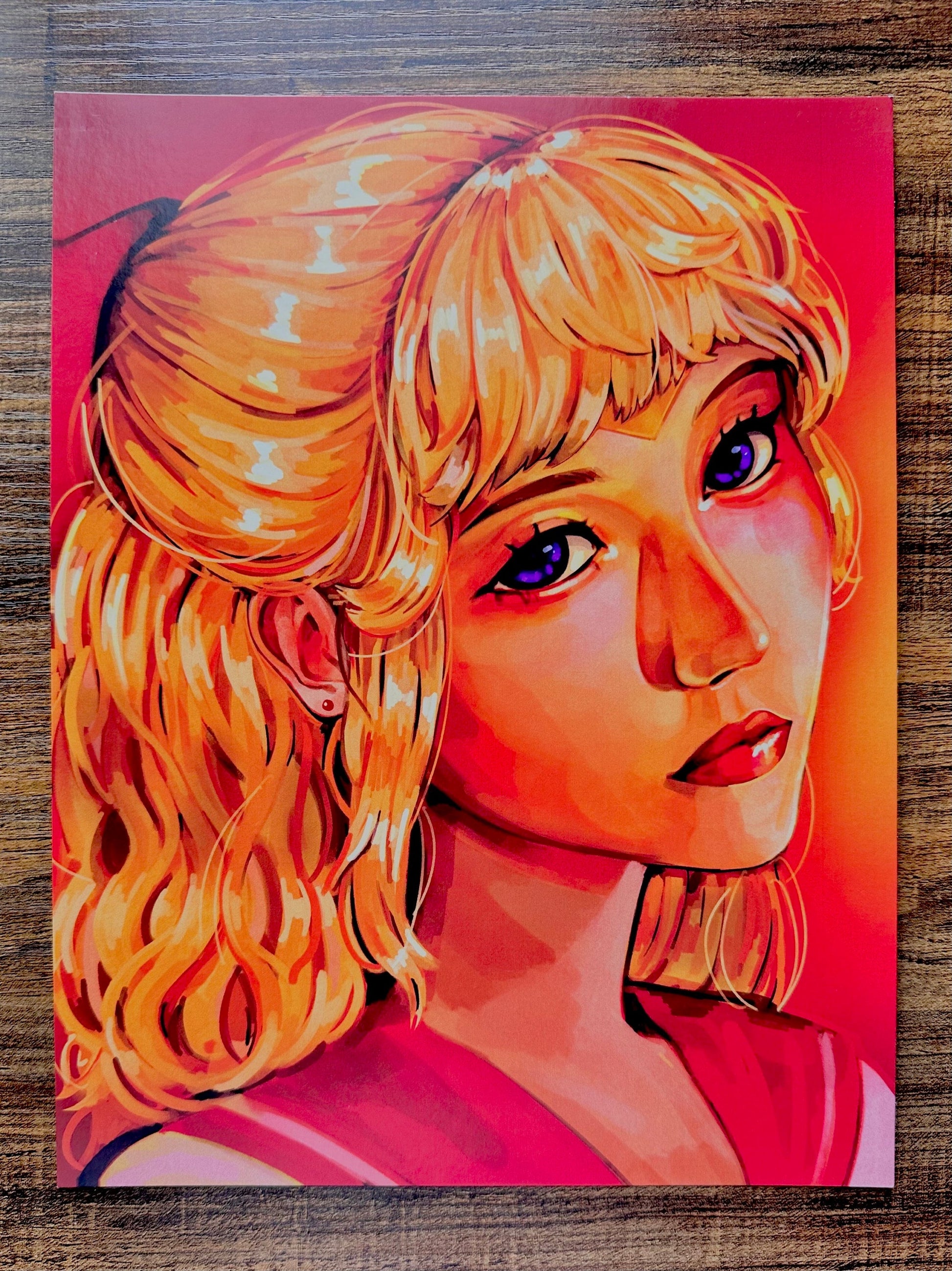 Sailor Venus Anime Art Print (Medium)