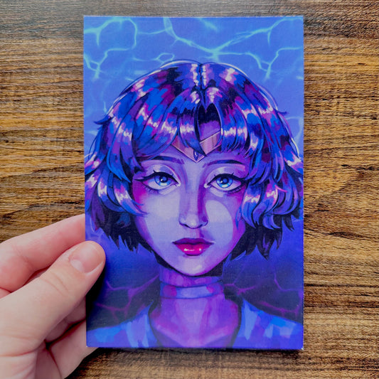 Sailor Mercury Anime Art Print (Small/Medium)