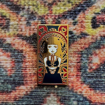 Anime Girl Misa Gold Enamel Pin