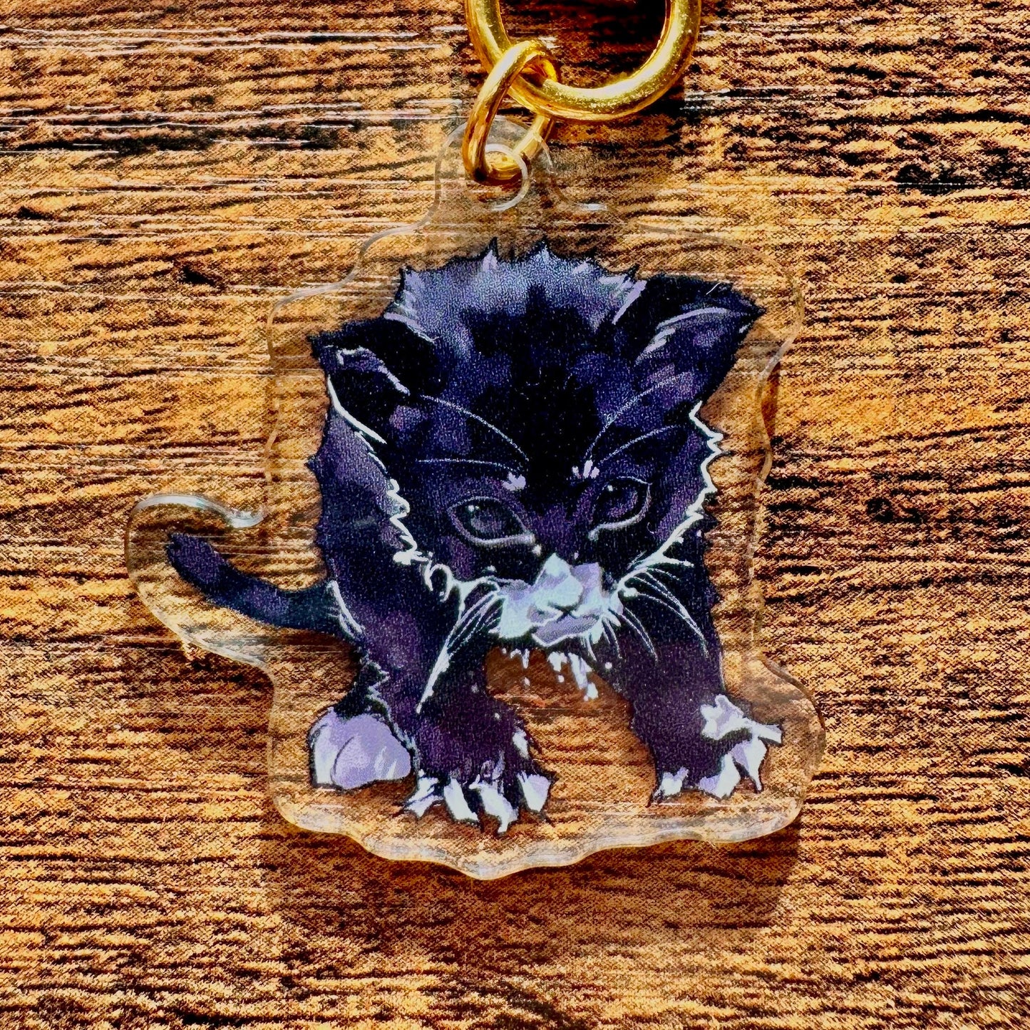 Scrunkly Kitty Keychains!