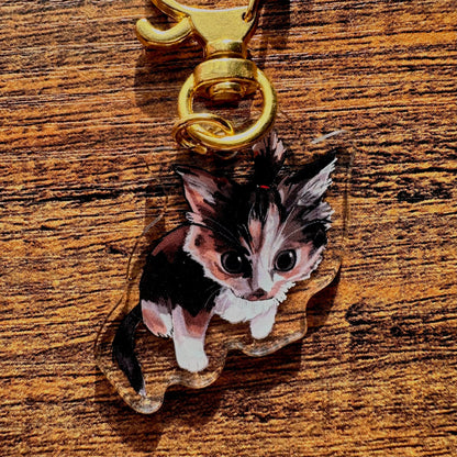 Scrunkly Kitty Keychains!