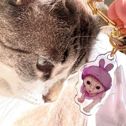 Scrunkly Kitty Keychains!